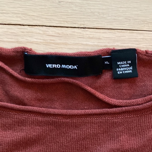 Vero Moda Rusty Orange Light Sweater - Picture 2 of 5